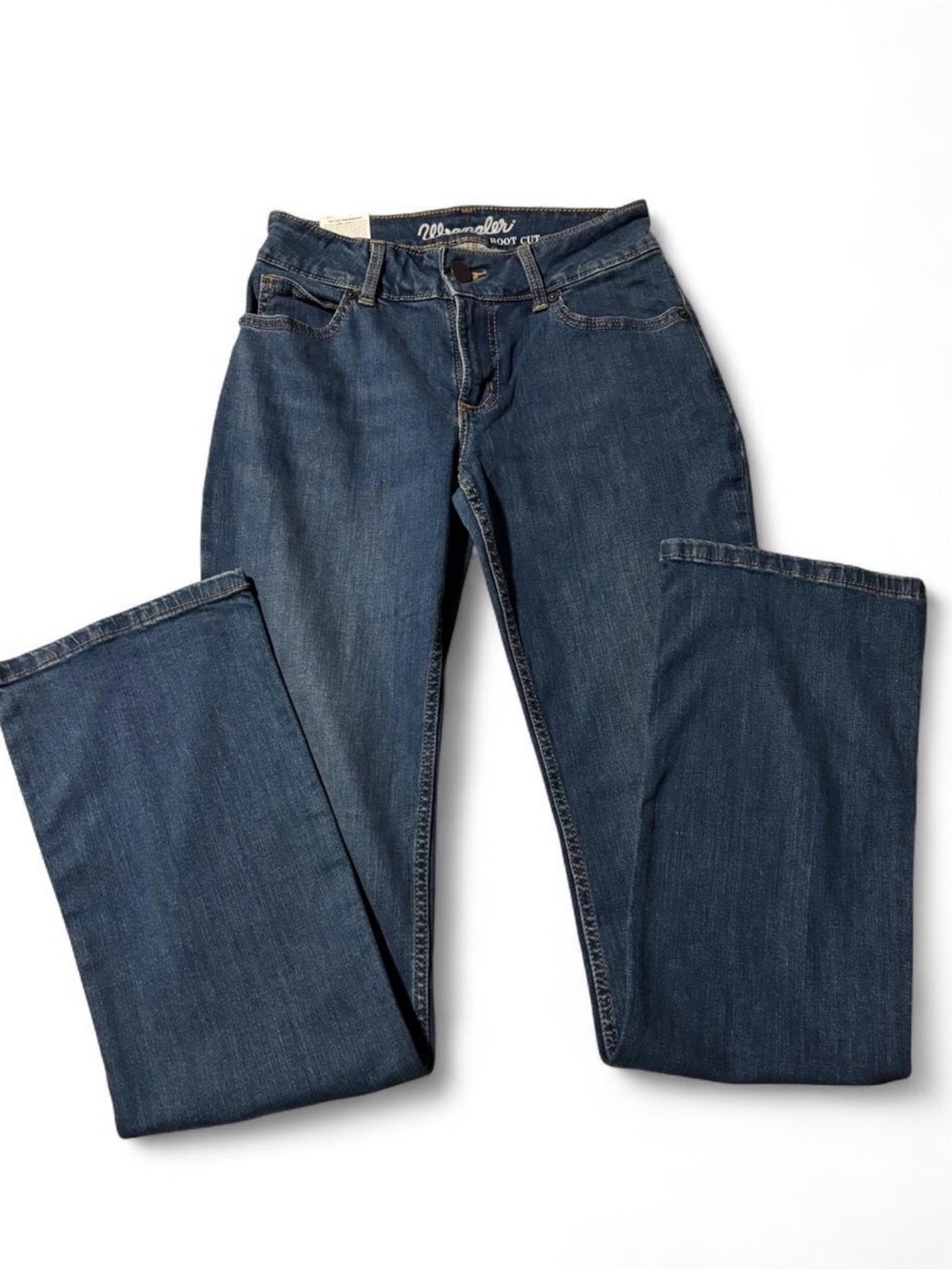 Wrangler Women's Navy Bootcut Denim Jeans